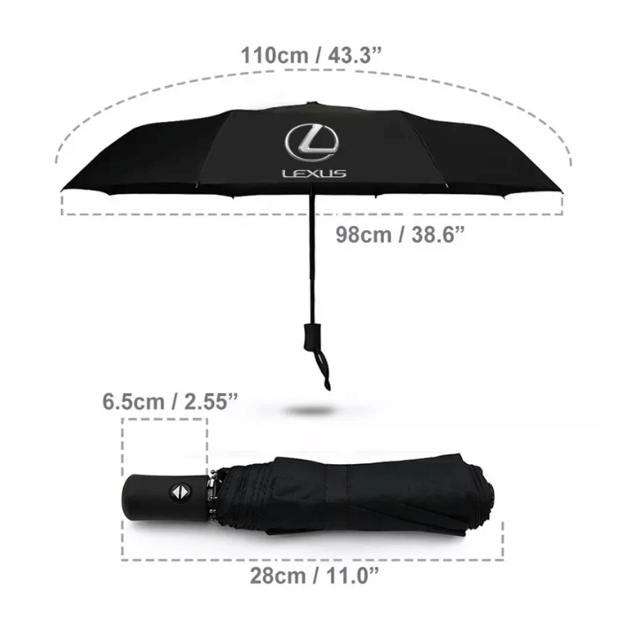 Lexus feliratos automata esernyő