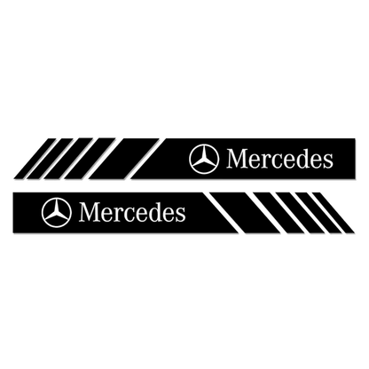Mercedes tükör matrica - fekete