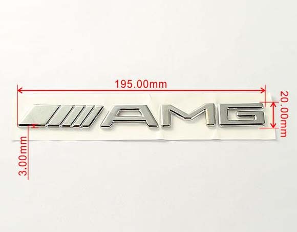 Mercedes -hez AMG felirat, jelzés