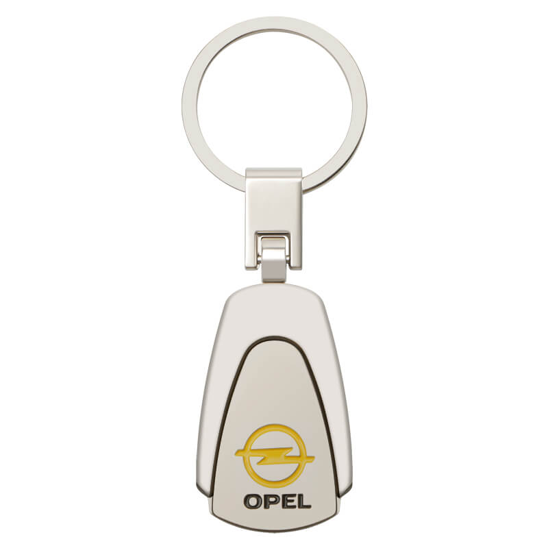 Opel feliratos fém kulcstartó
