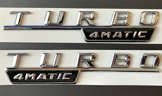 Turbo 4Matic felirat sárvédőre