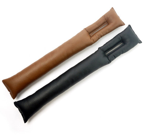 Ülés rés kitöltő bőr Audi -hoz - fekete