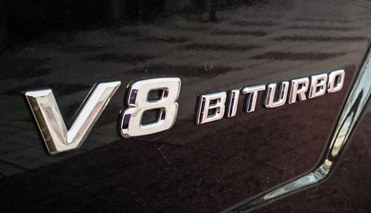 V8 Biturbo öntapadós felirat